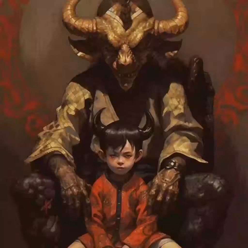 A Child That Does Not Resemble Its Parents Is The Child Of An Oni