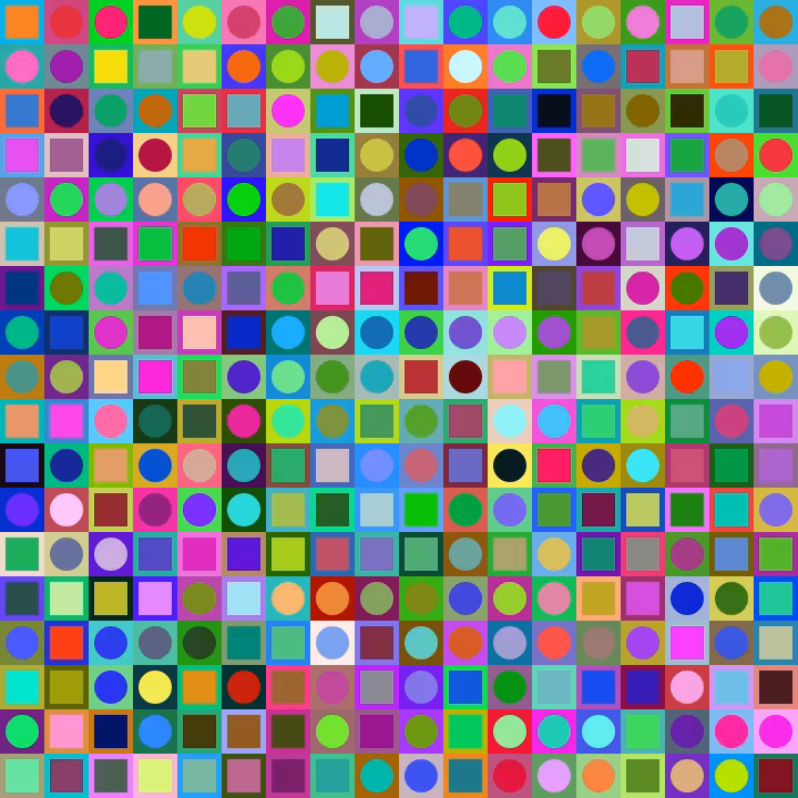 Square Dot Composition #79