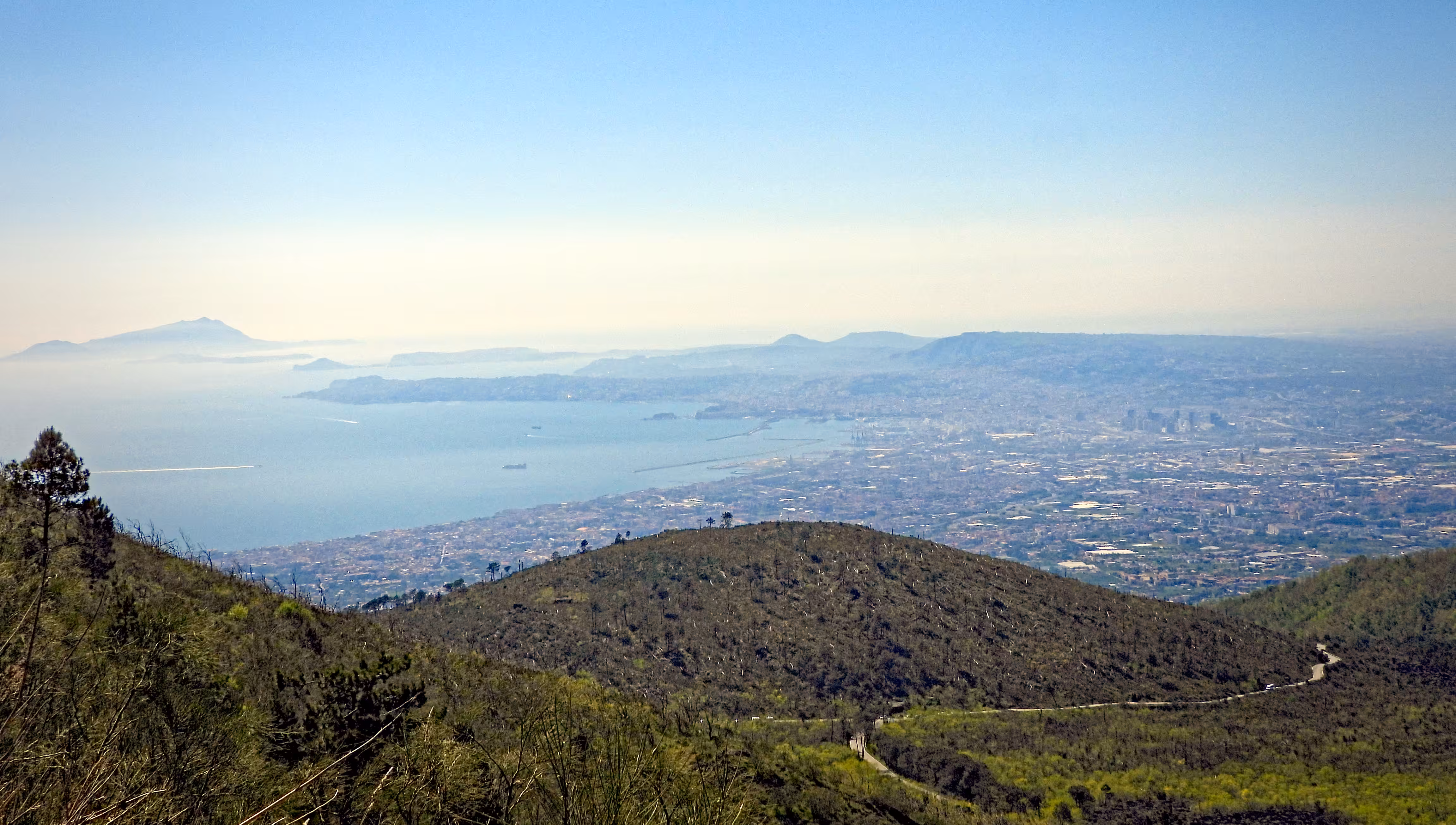 Mount Vesuvius and the Bay of Naples