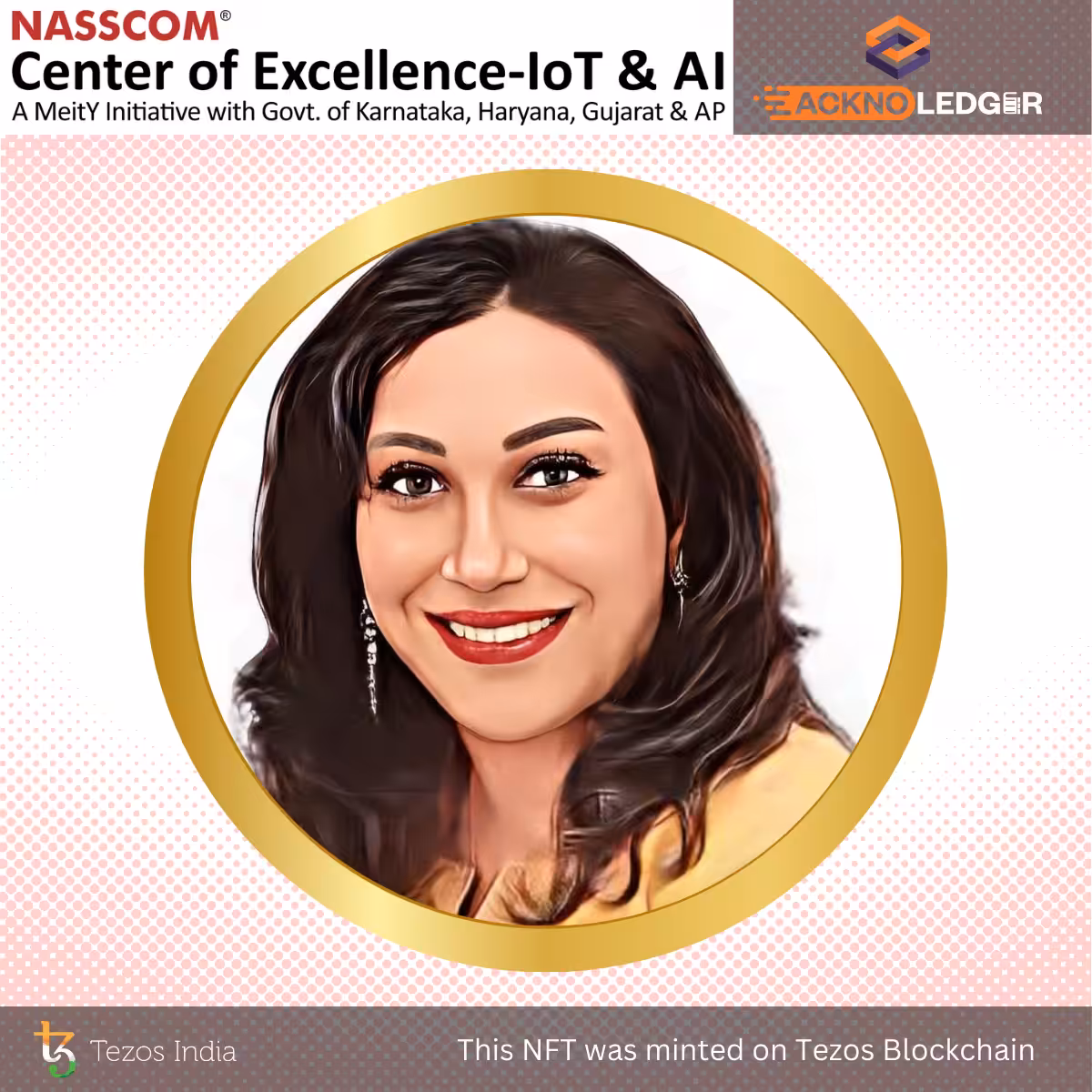 NASSCOM CoE IOT & AI Metaverse Conclave - Speakers: Dr. Yasha Pandit - NFT Business Card