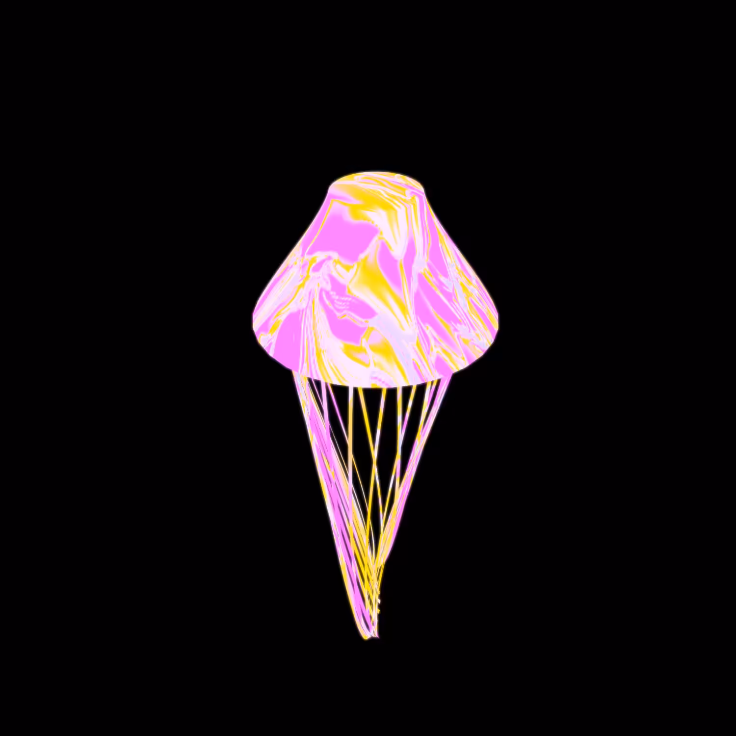 Generative Jellfish: Watercolor 2  - 020
