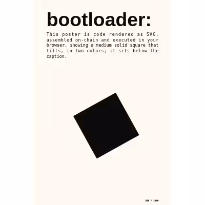 bootloader: selfie #309