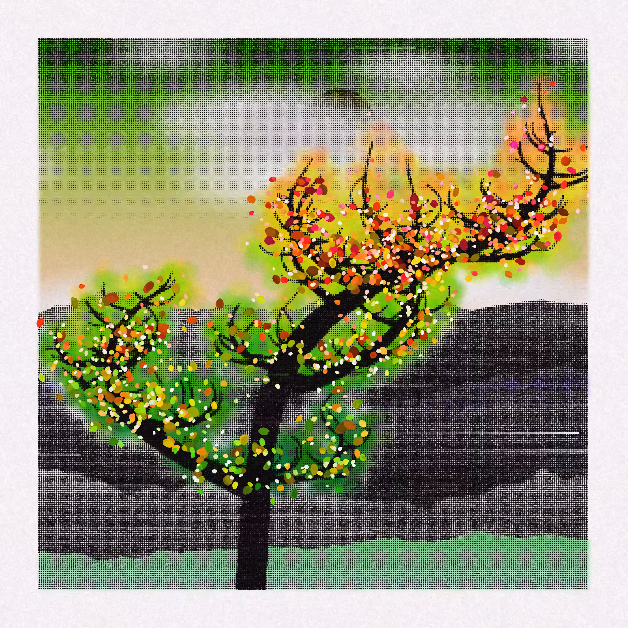 Dithered Branches #27