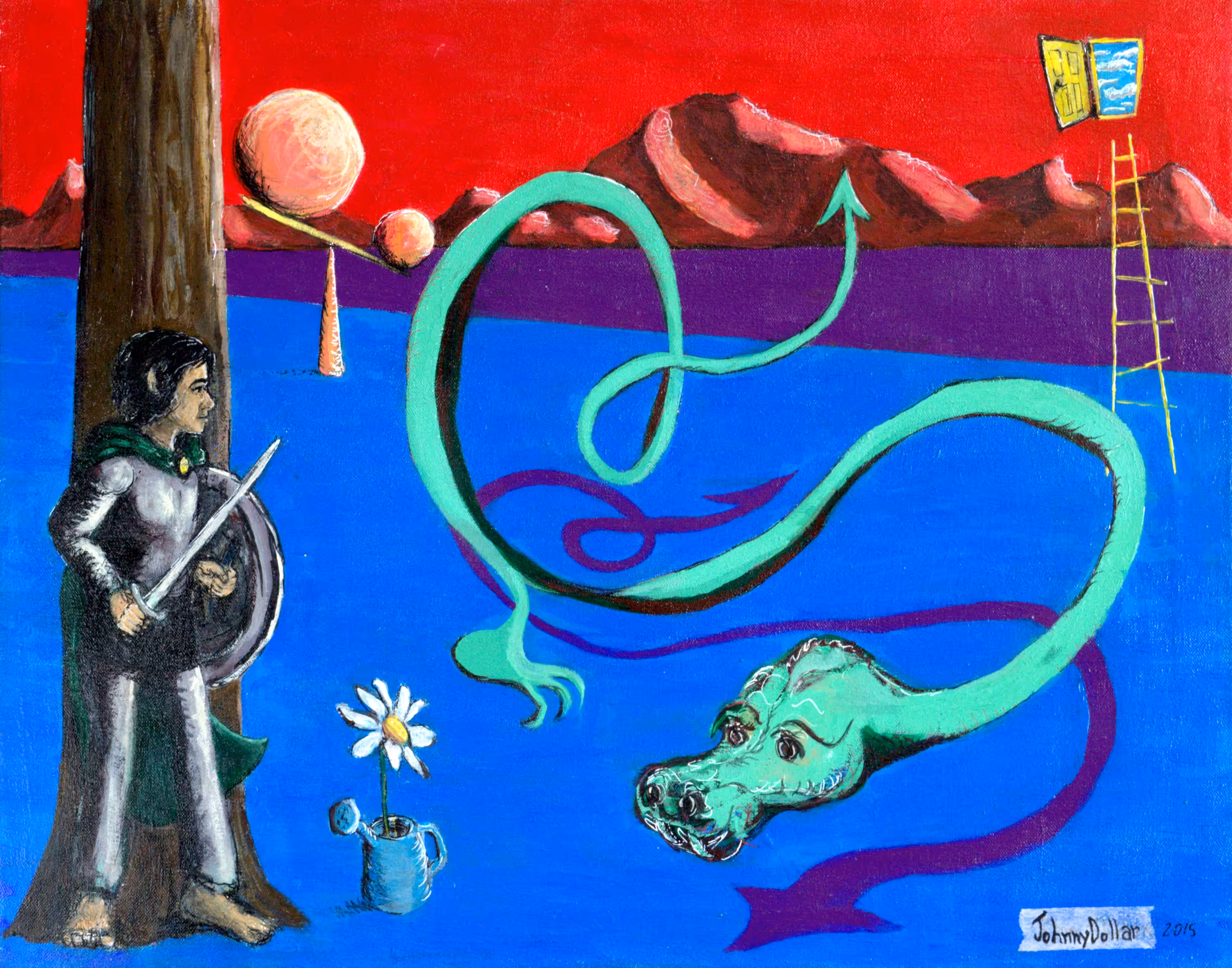 Frodo's journey through Miró's dream