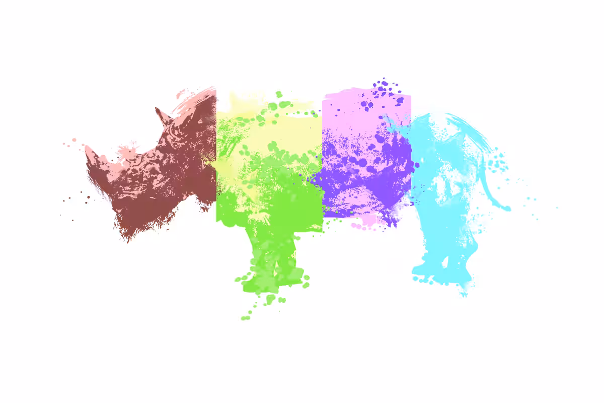 Rhino Graffiti - Sahara Collection