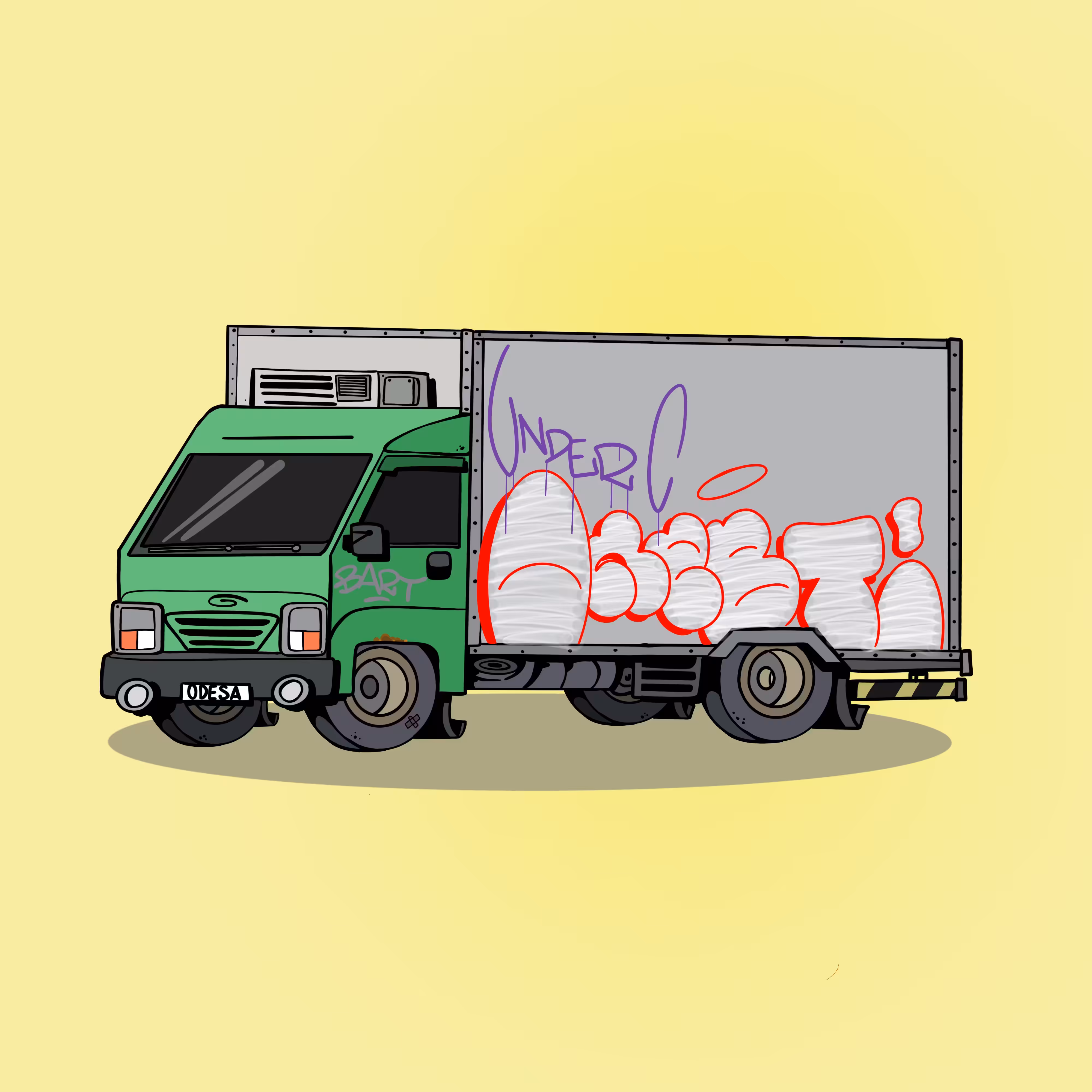 Throw up van