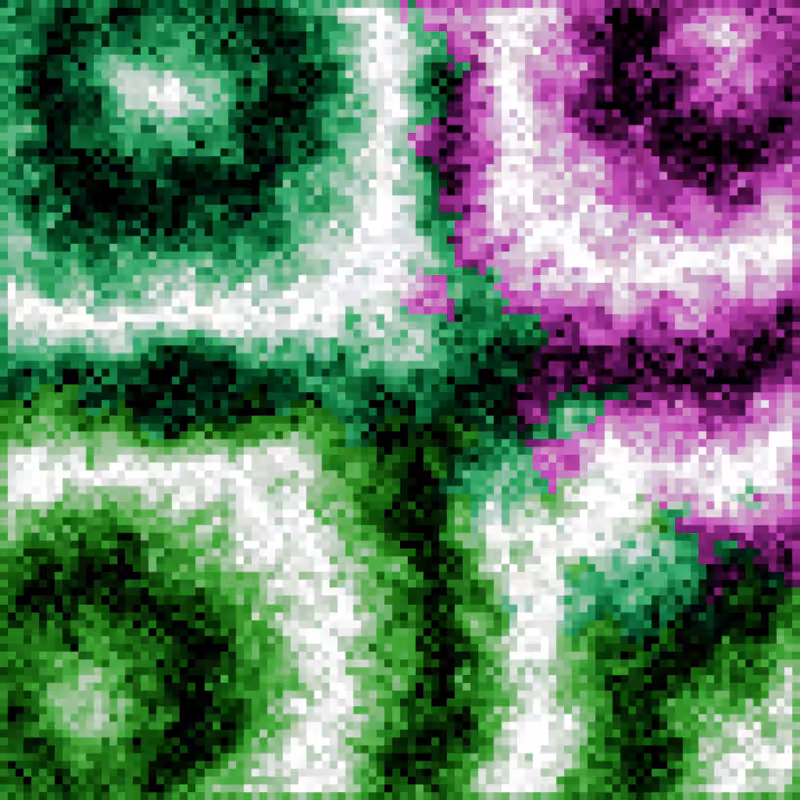 Rainbow Ripples Automaton #3