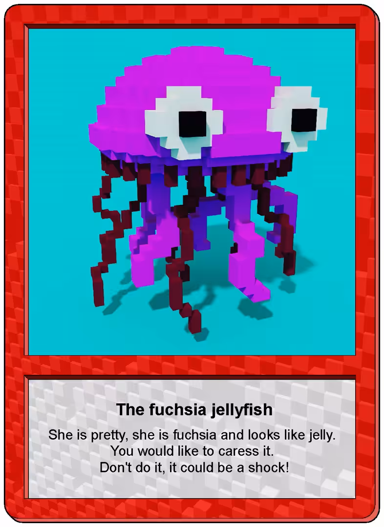 The fuchsia jellyfish