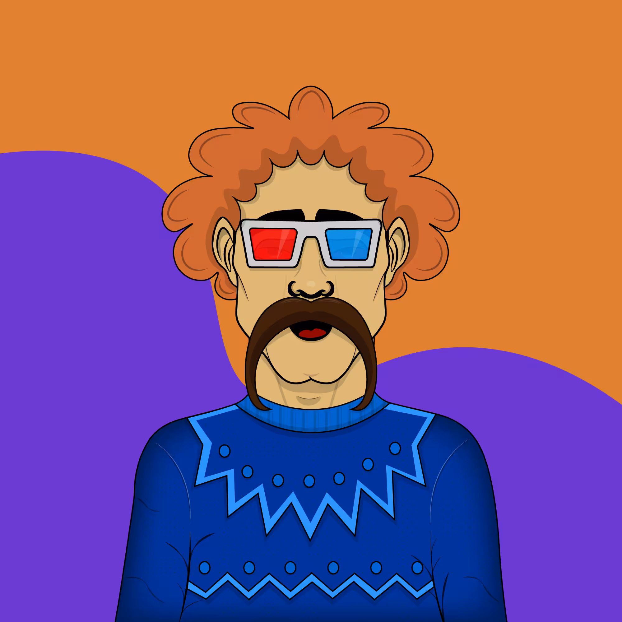 Mustachioed #96