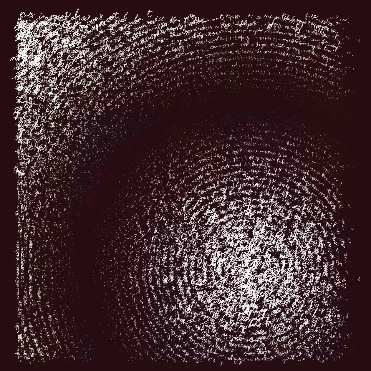 Asemic Writing 1o1 #12