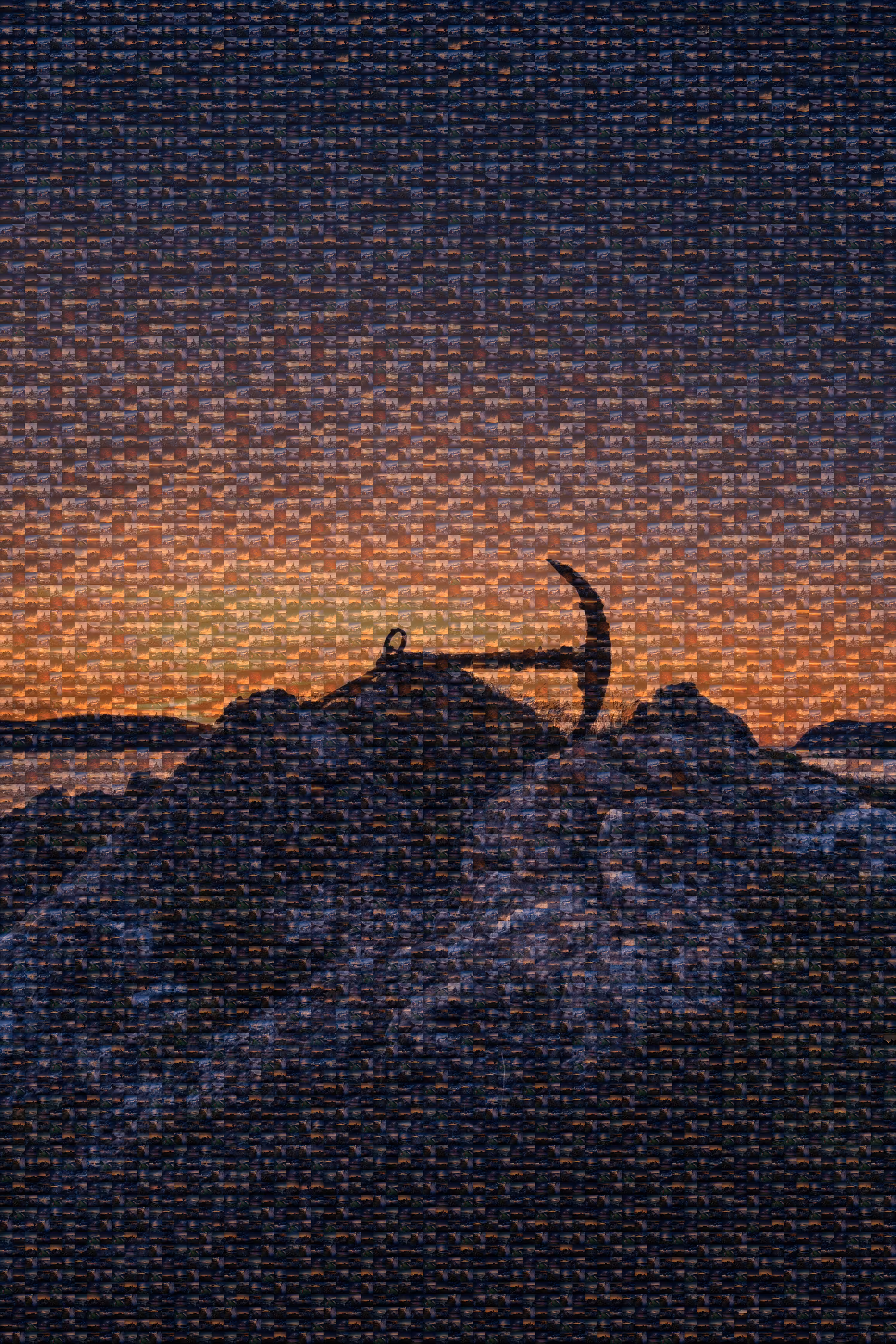 Sunset Achored