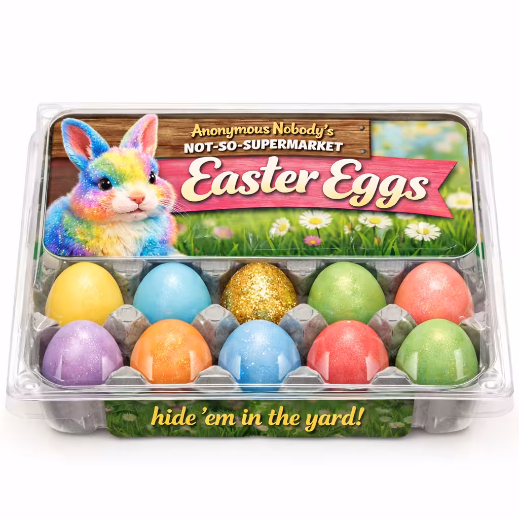 Anonymous Nobody’s Not-So-Supermarket: Easter Eggs