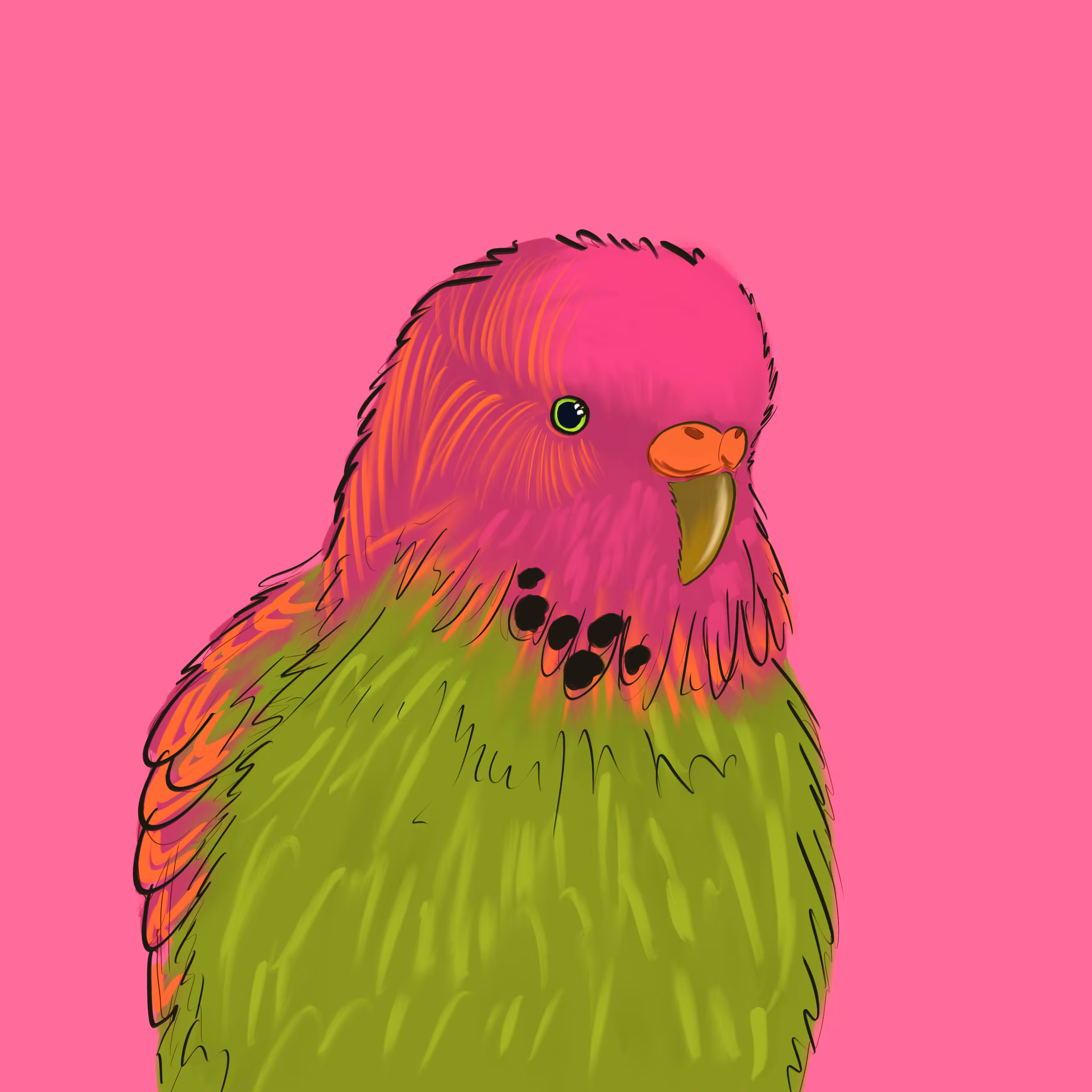 Neon Parrot #13