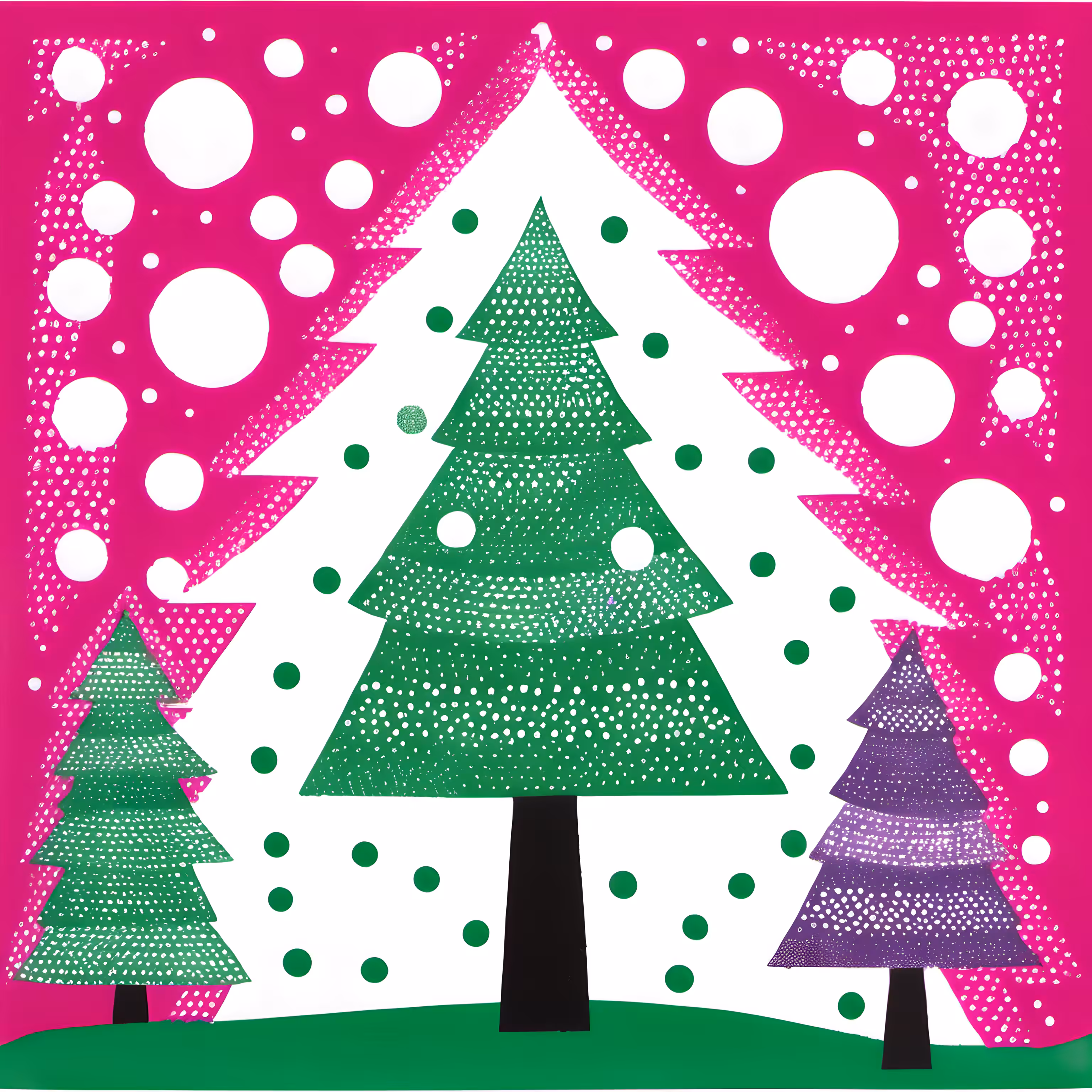 Riso Festive Trees #6