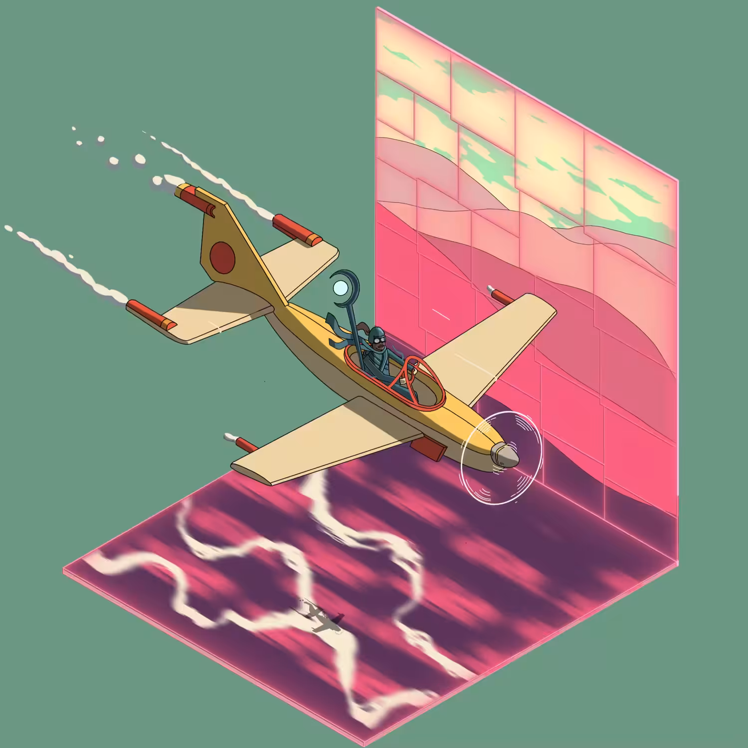 Luck and an old plane