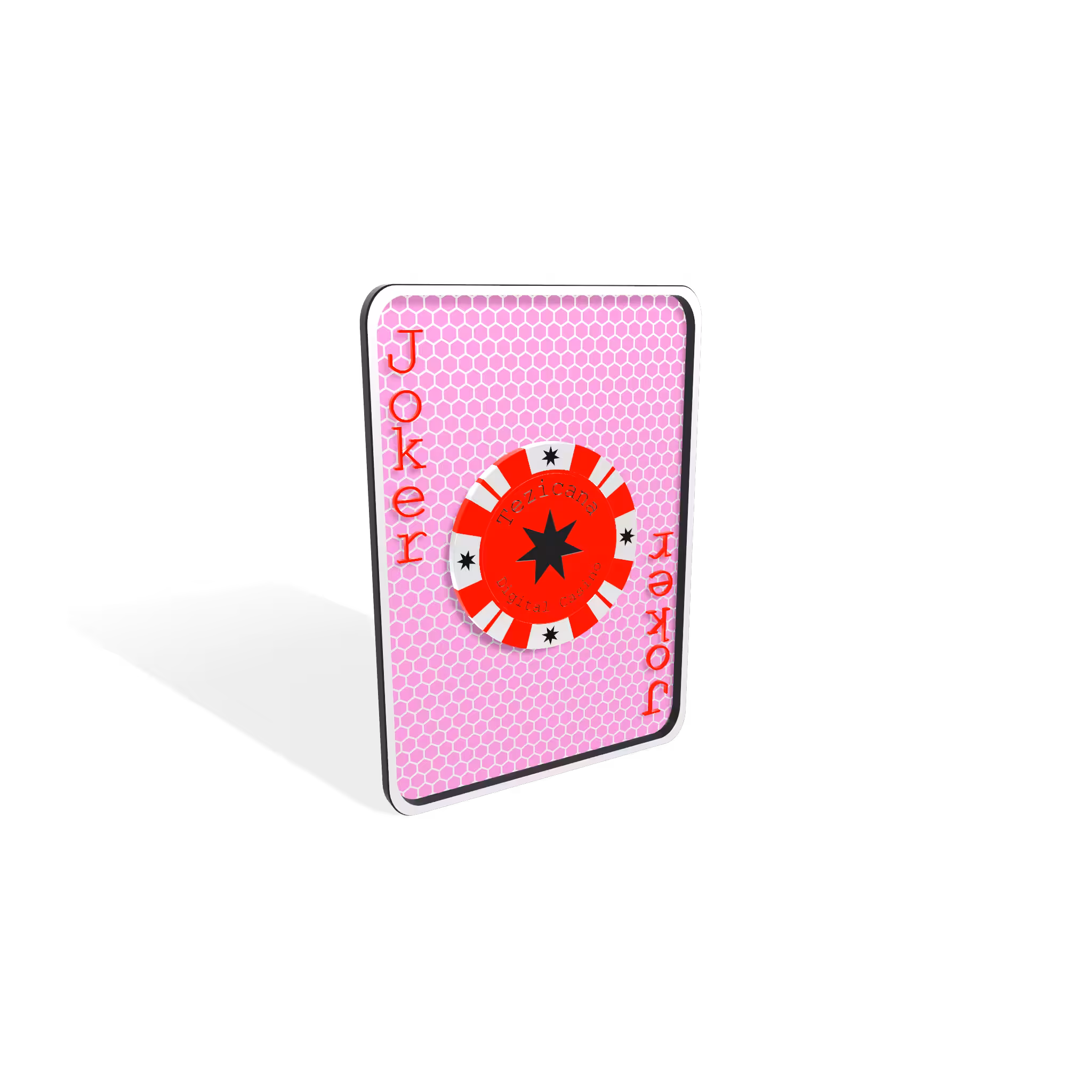 Joker (Red) : Tezicana Playing Cards