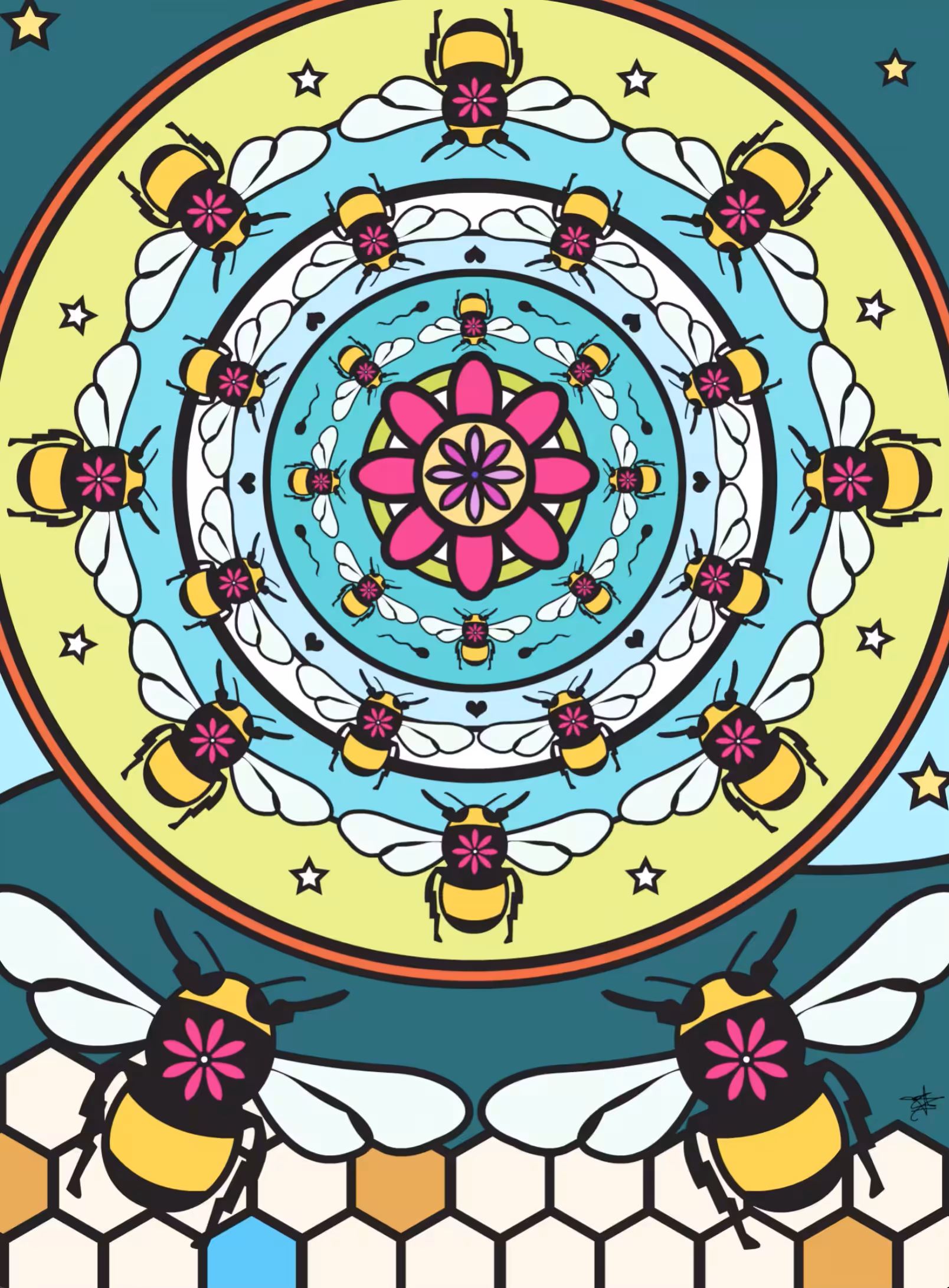 Spinning Bees 1/1