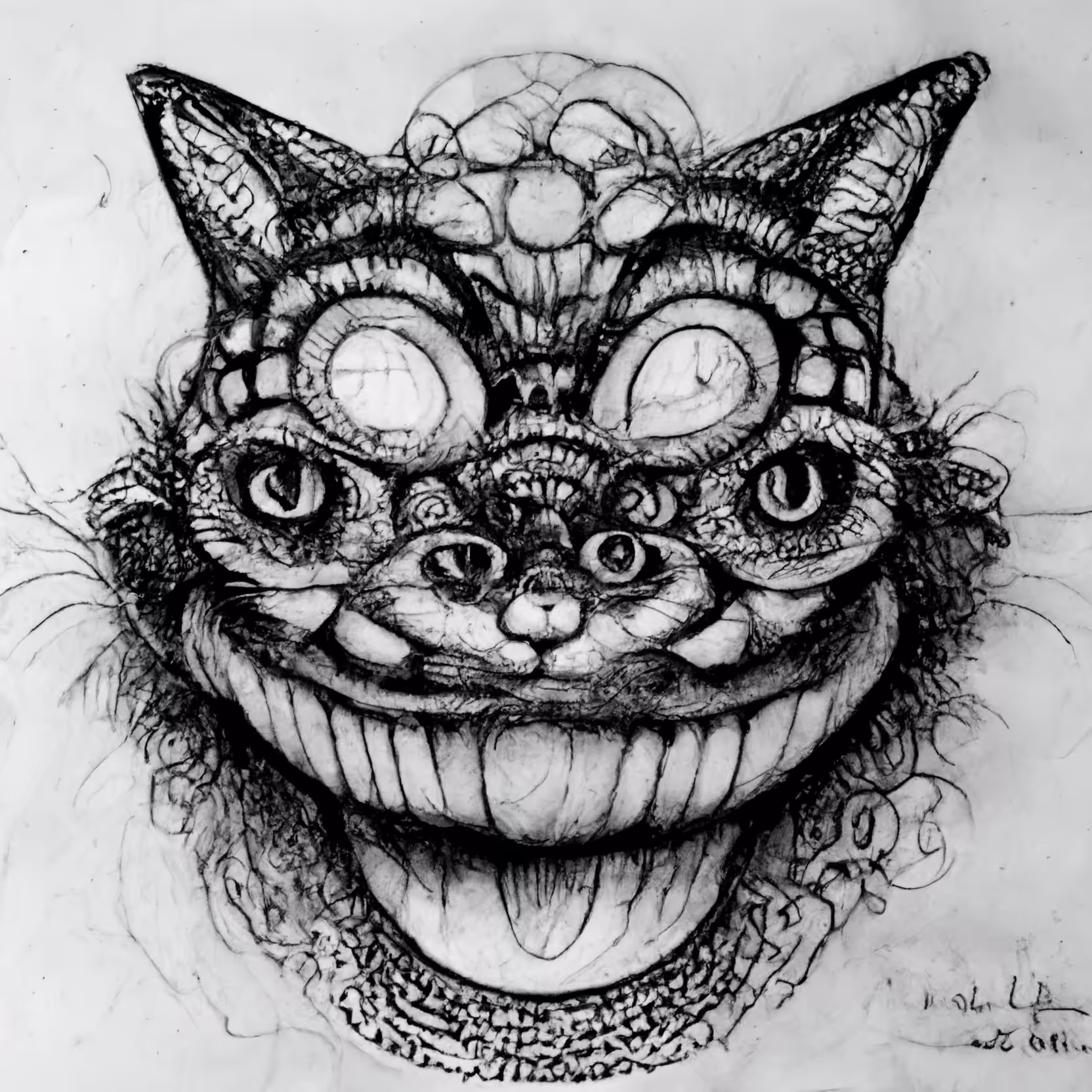 Cheshire Cat of the 2nd Dimension