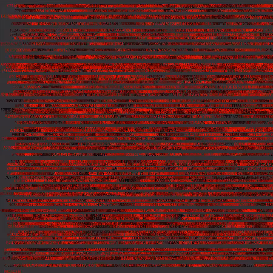 Painting by Random Hexadecimal Numbers #17