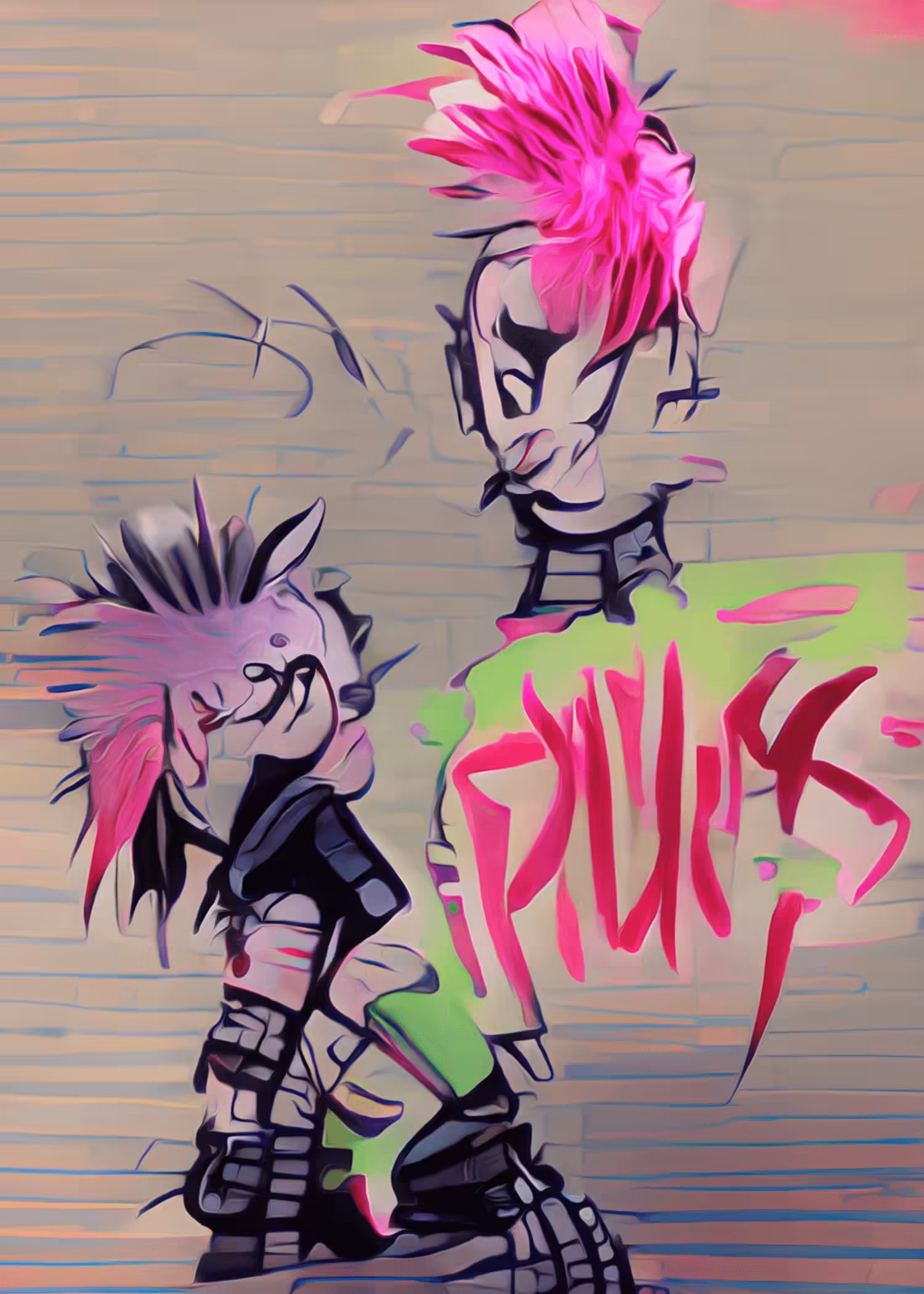Scribbled Punk #9