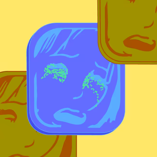 Card in the box "Crying girl" #10