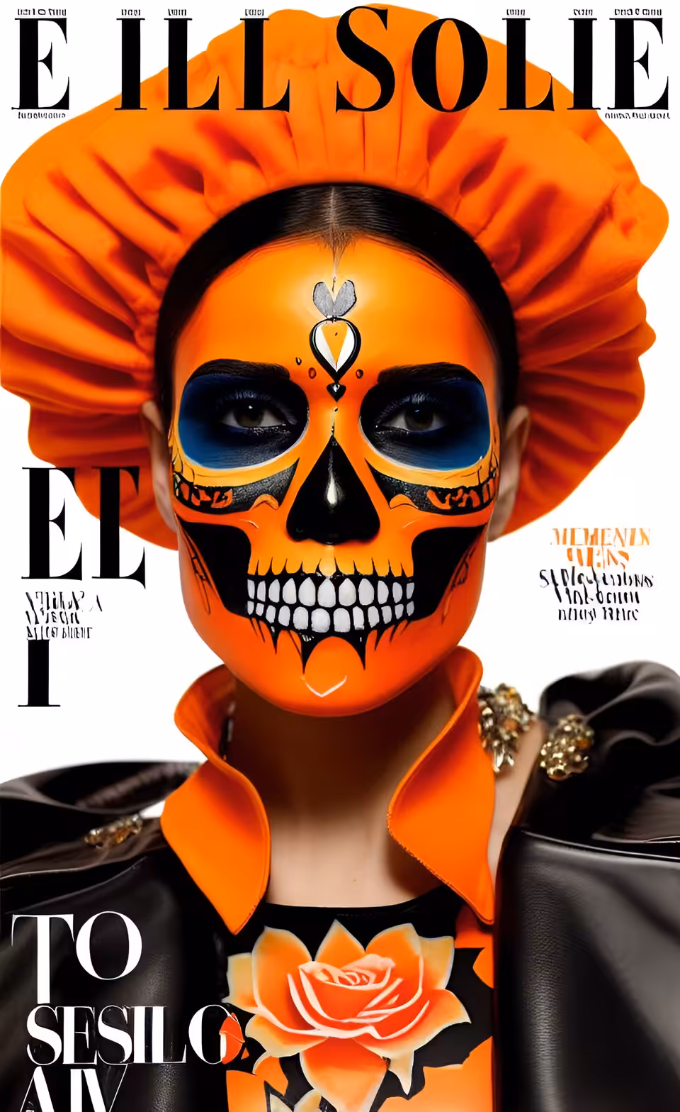 Skull Fashion Magazine Cover - WSA FABW
