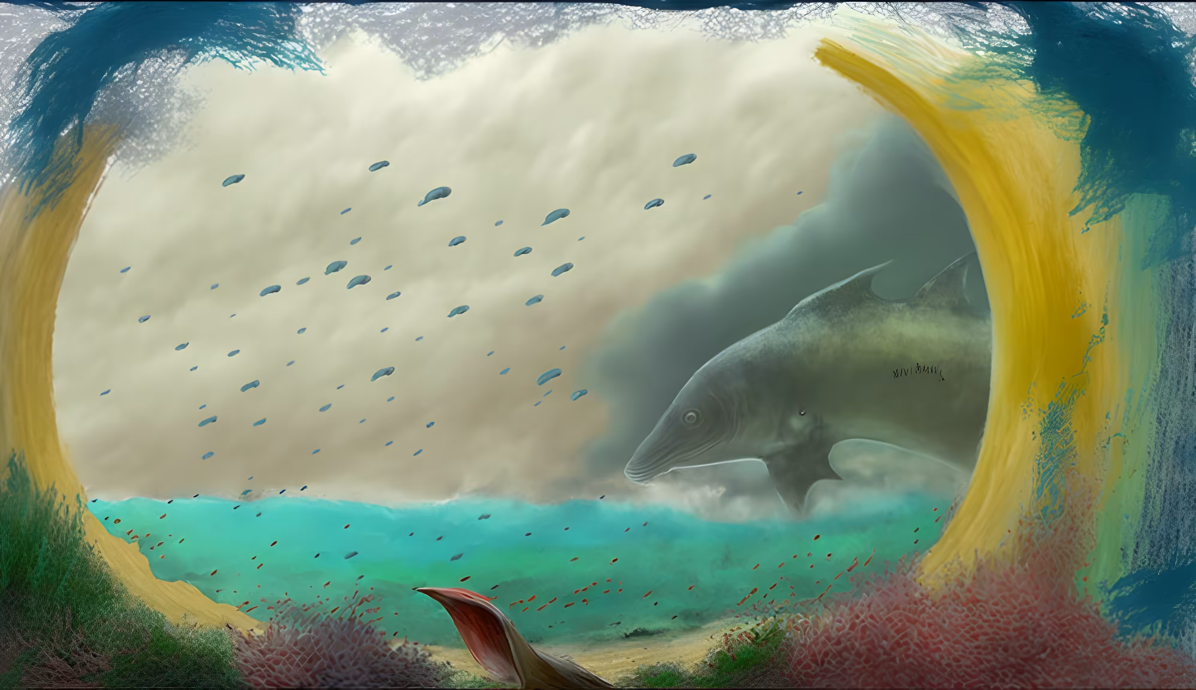 "Prehistoric Seascape"