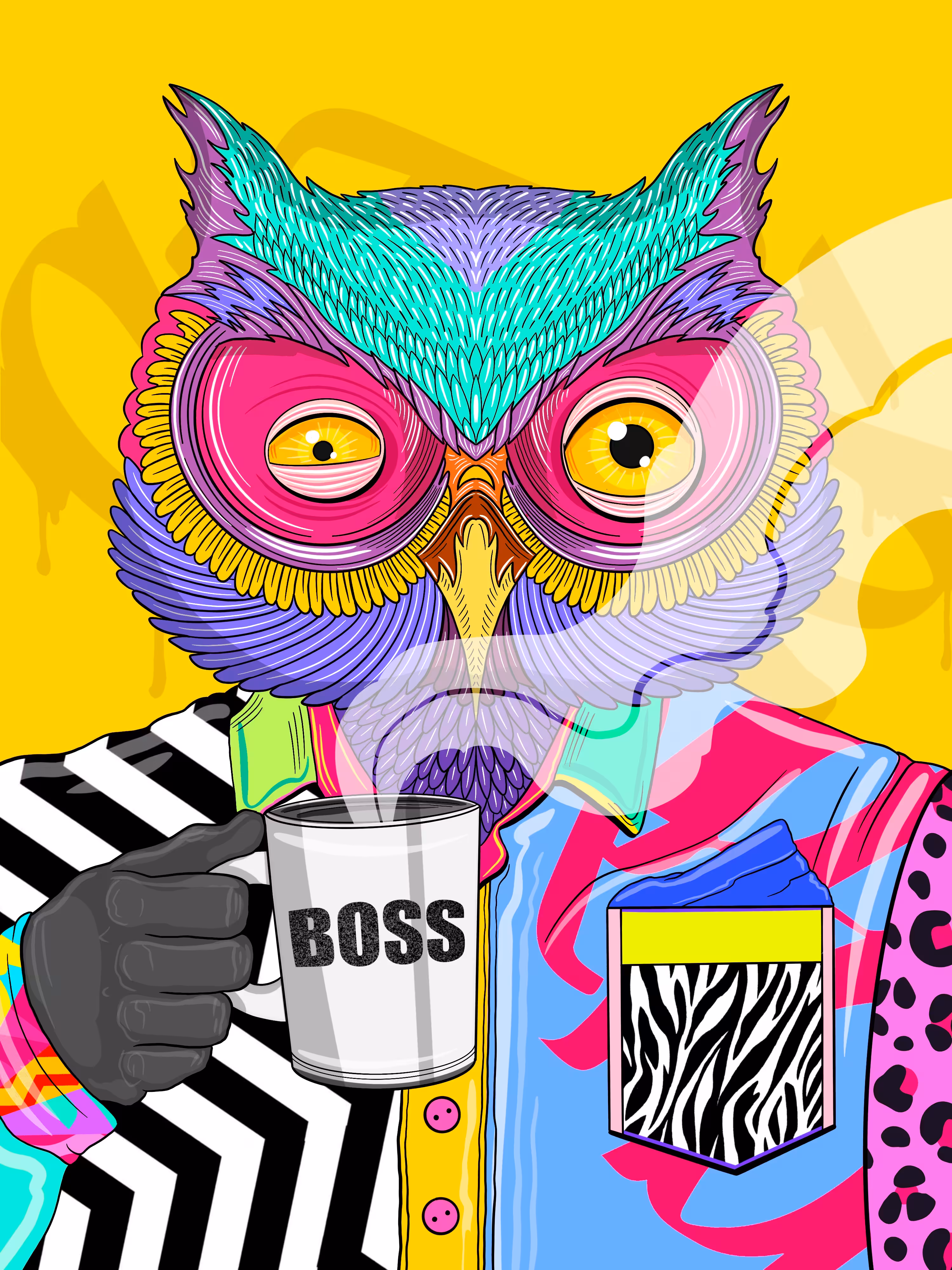 CRYPTO OWL BY J_SKY