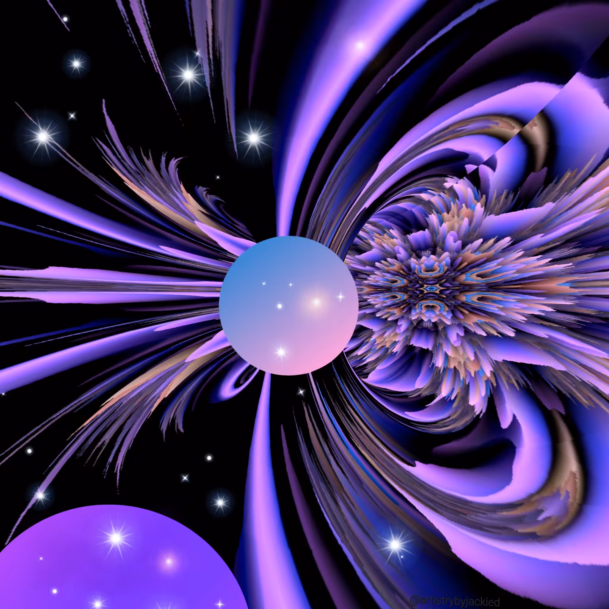 Galactic #2 - Purple Galaxy