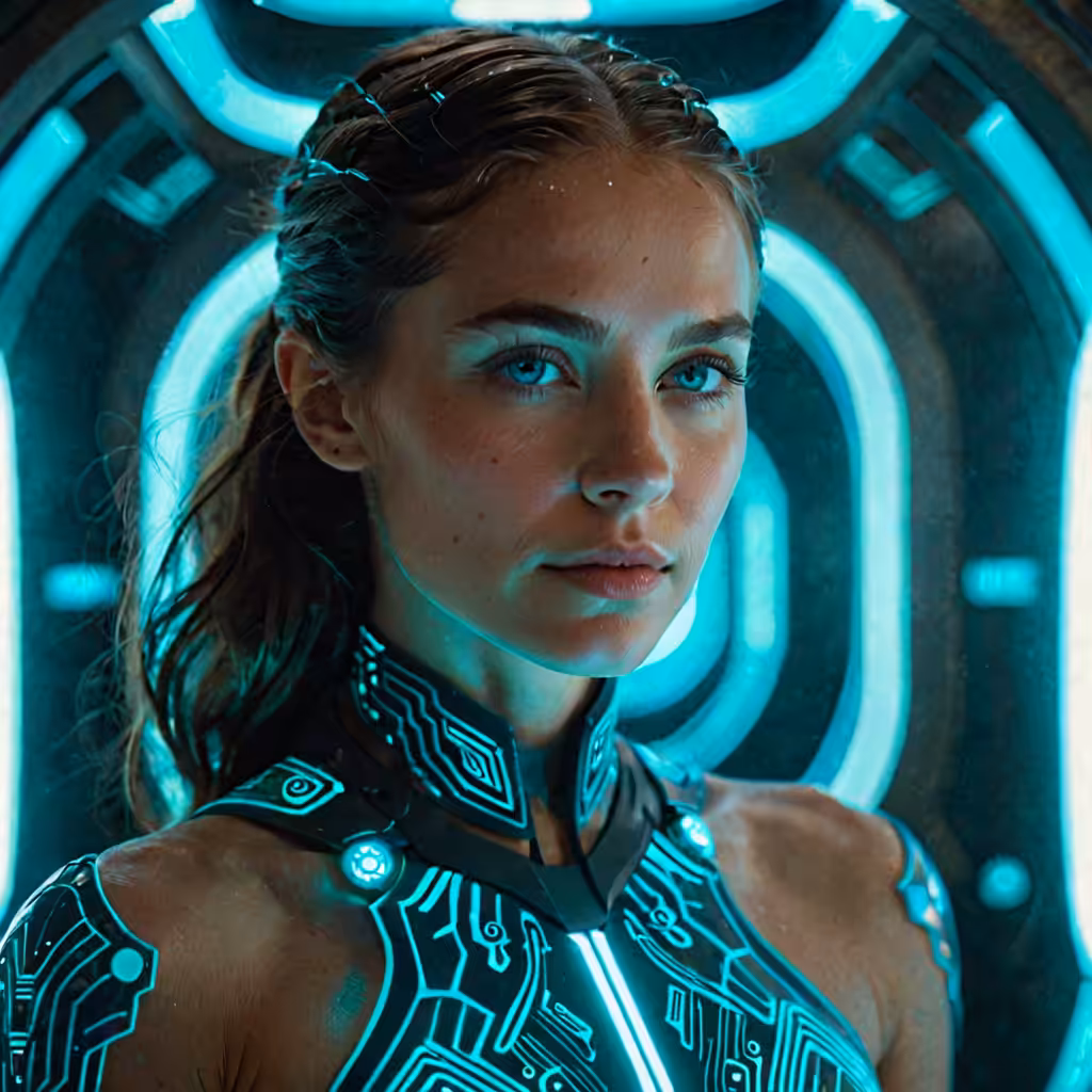 Hybrid Aesthetics: Neon Oracle