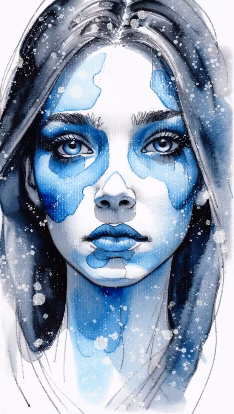 blue face #4
