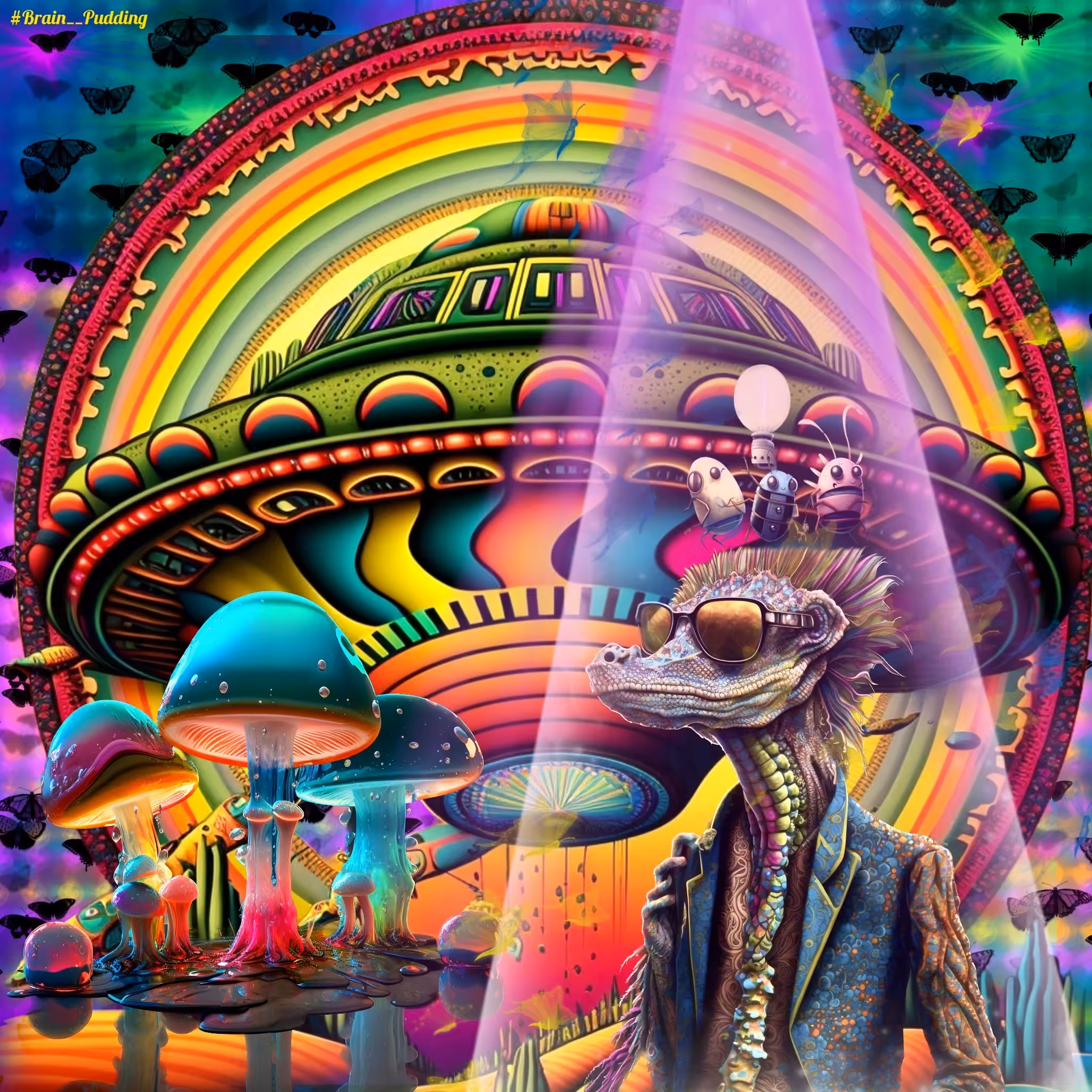 Larry Lizard-Man's Psychedelic Experience