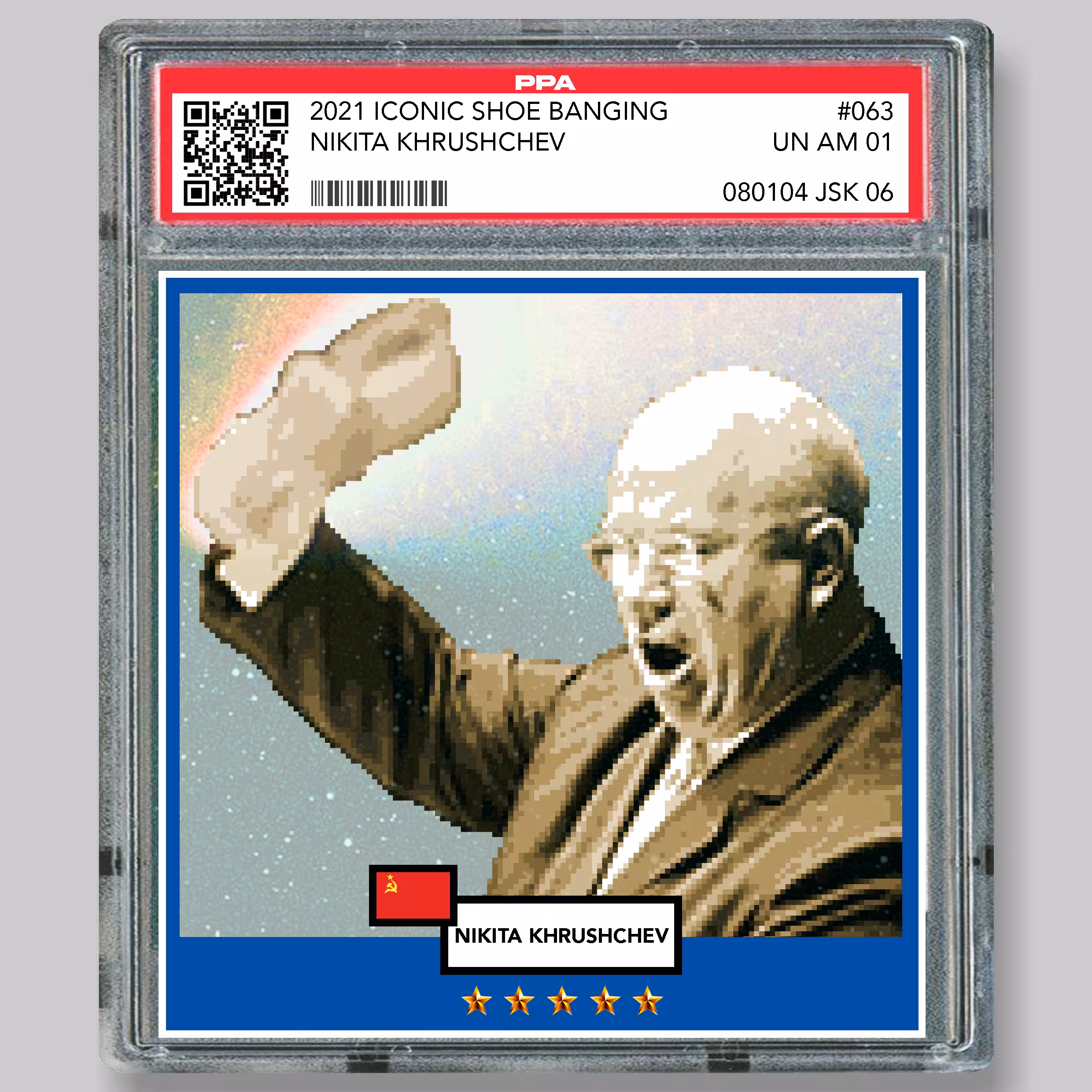 063 Nikita Khrushchev , "Shoe banging"