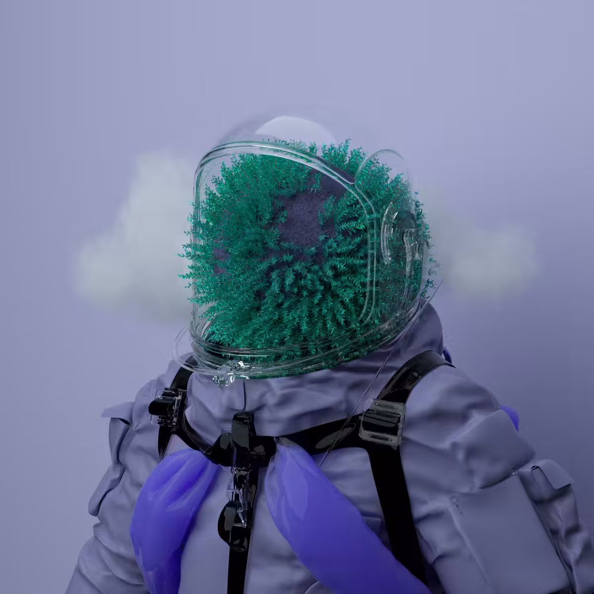 Portrait photograph from space man No.27