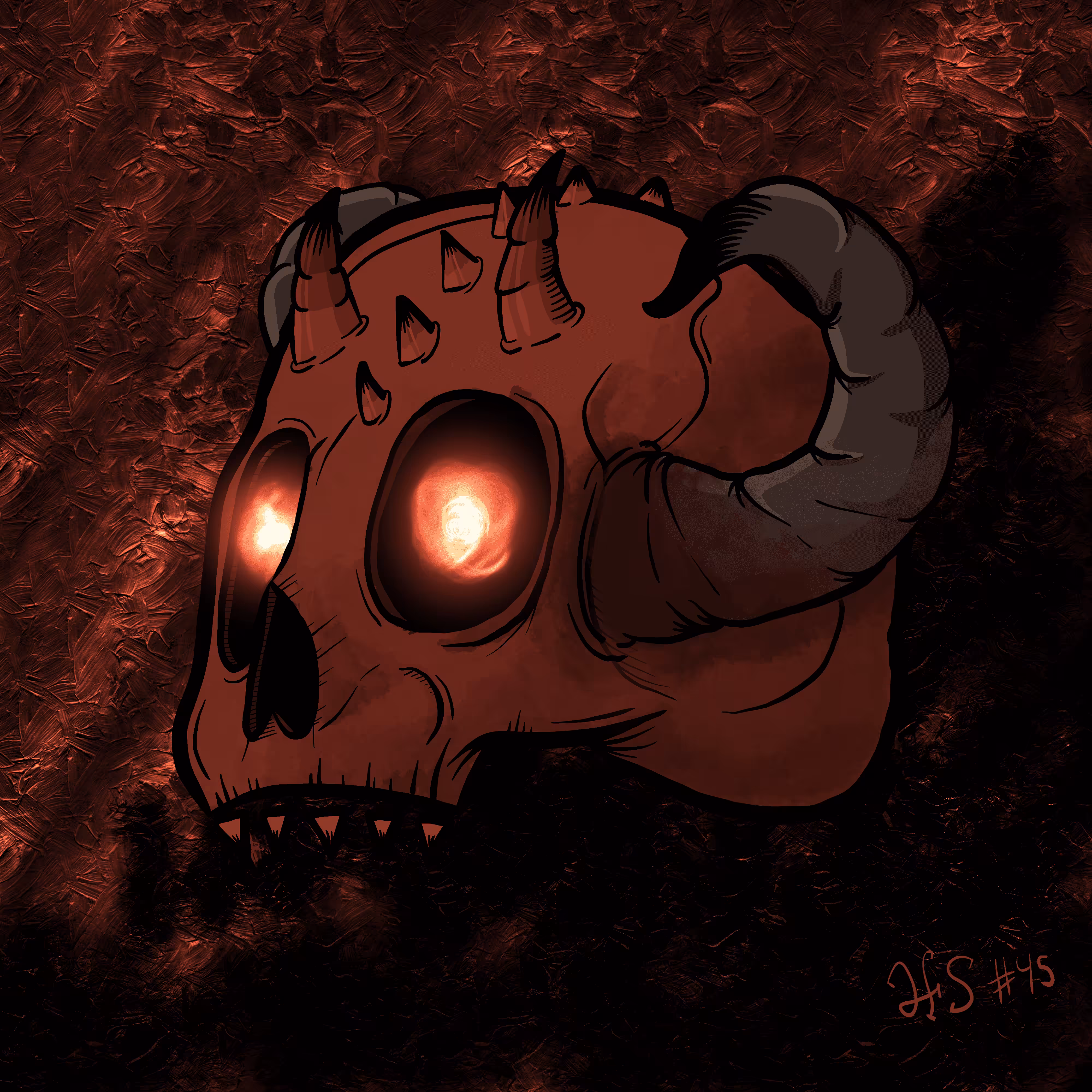 Almost Fancy Skull #45