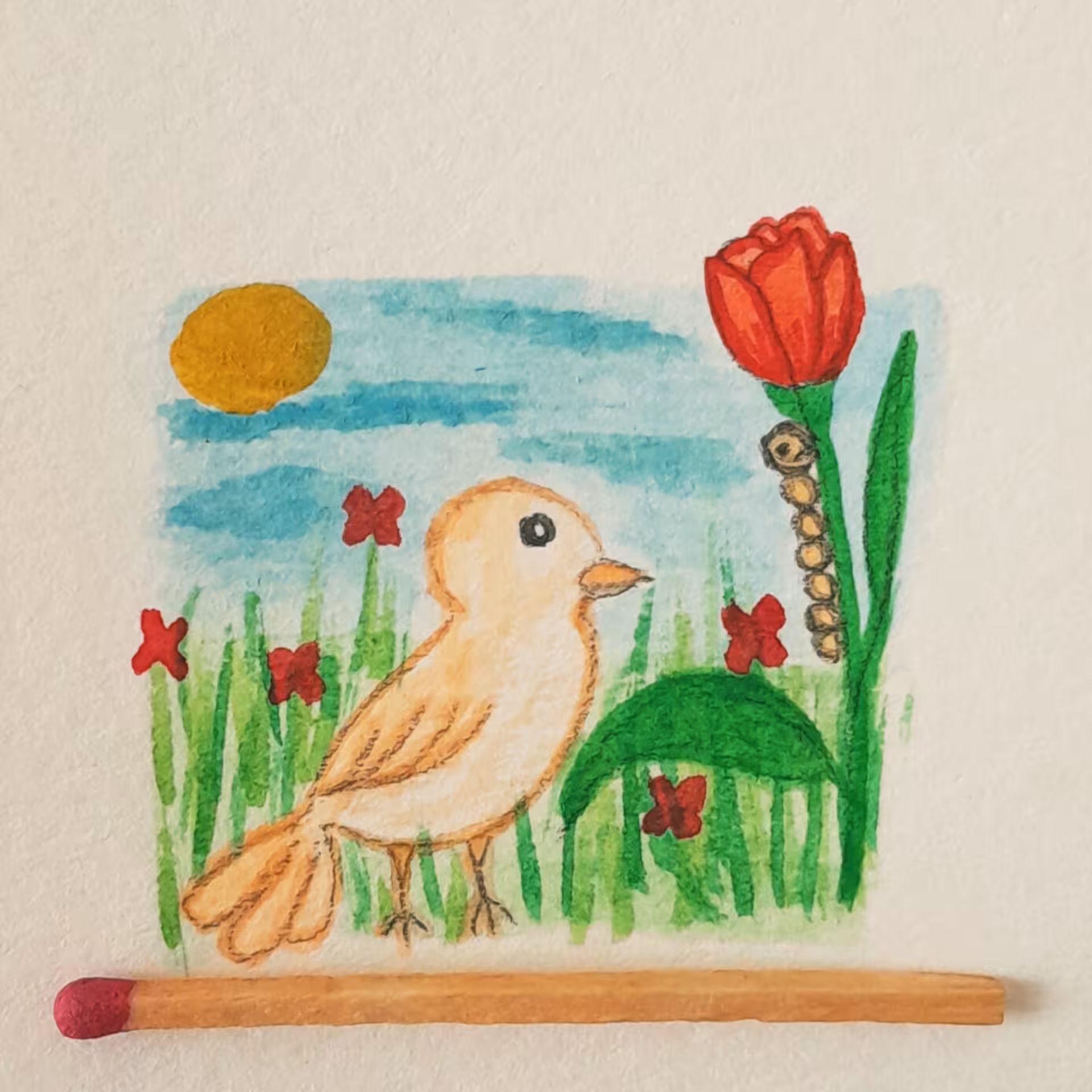  Matchstick: Bird 9