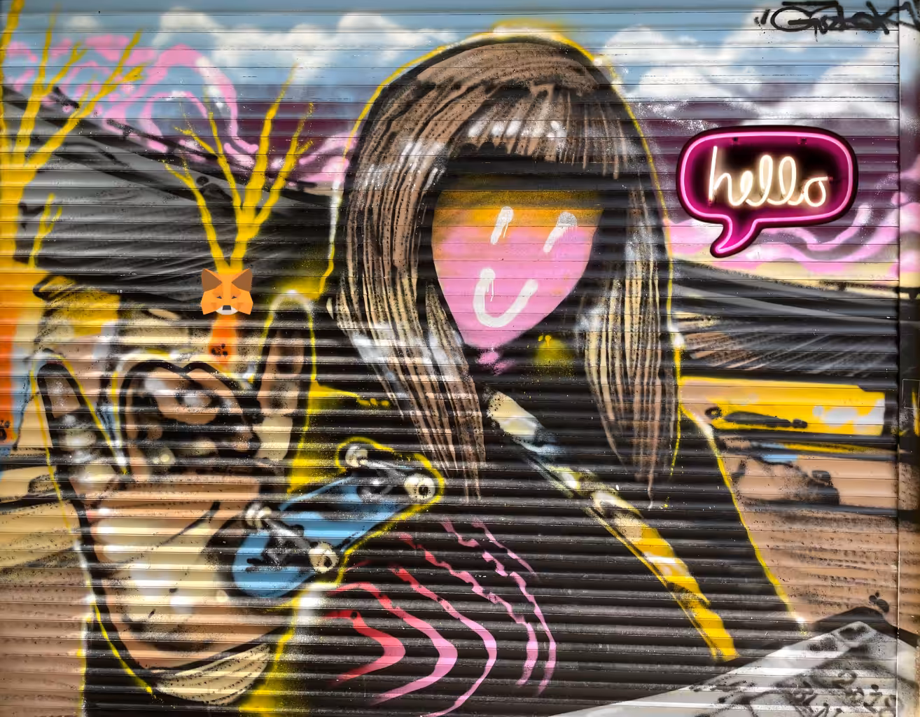 Streetart Fingerboarding