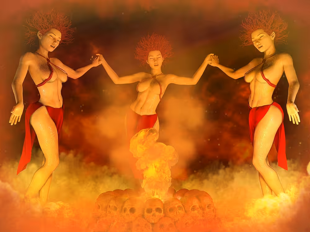 BURNING SKULL DANCE