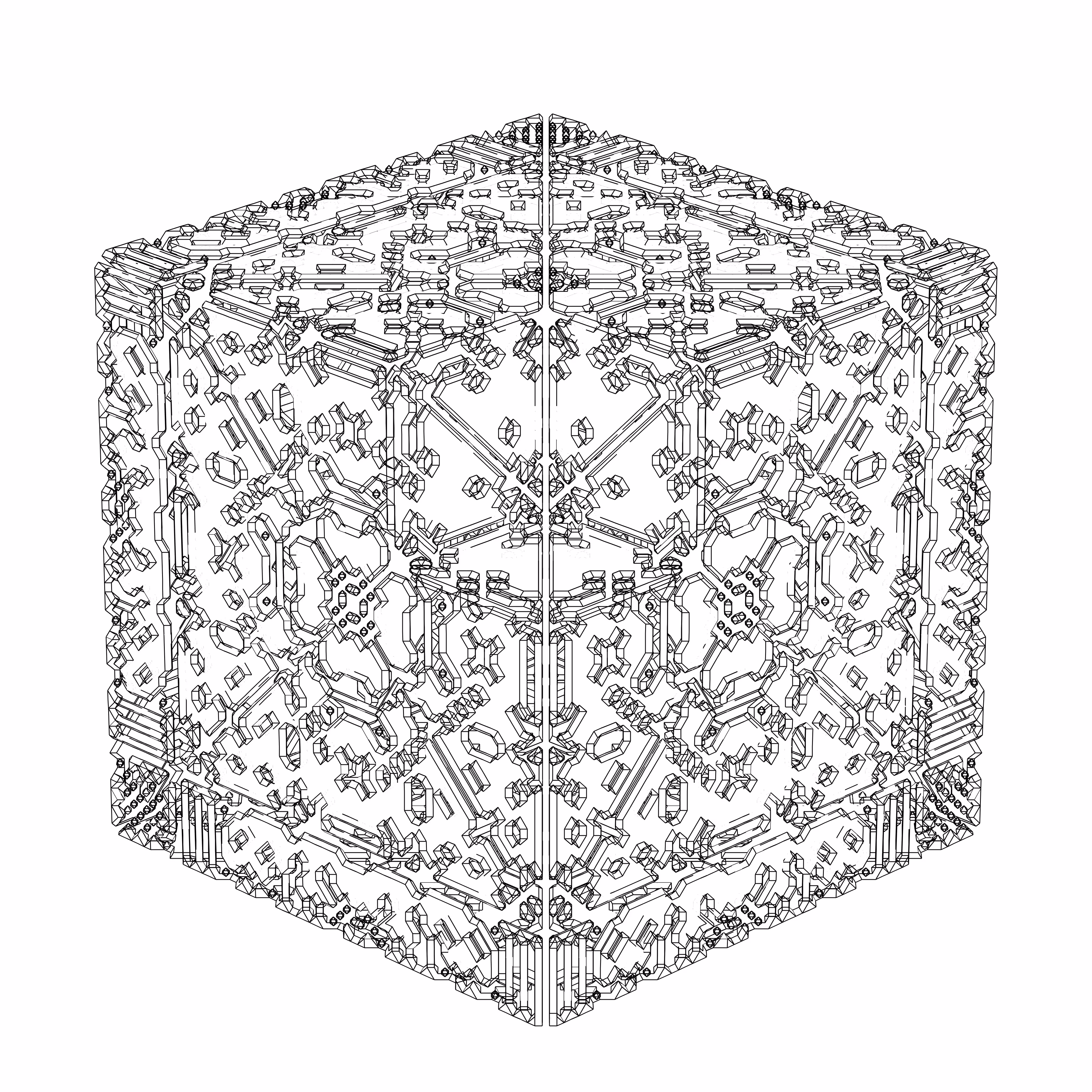 LL21 Alien Art Cube #594