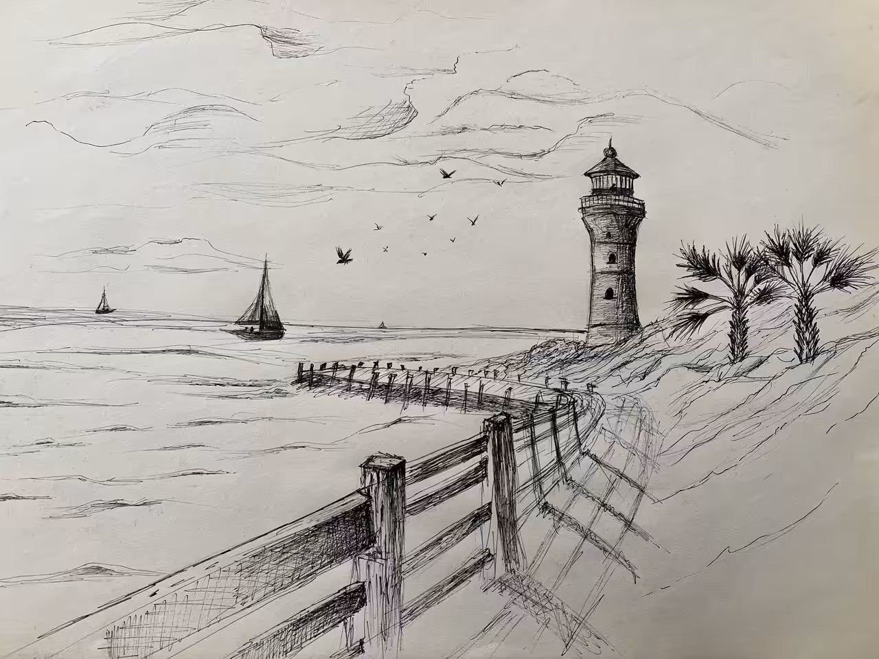 Helena art: Lighthouse