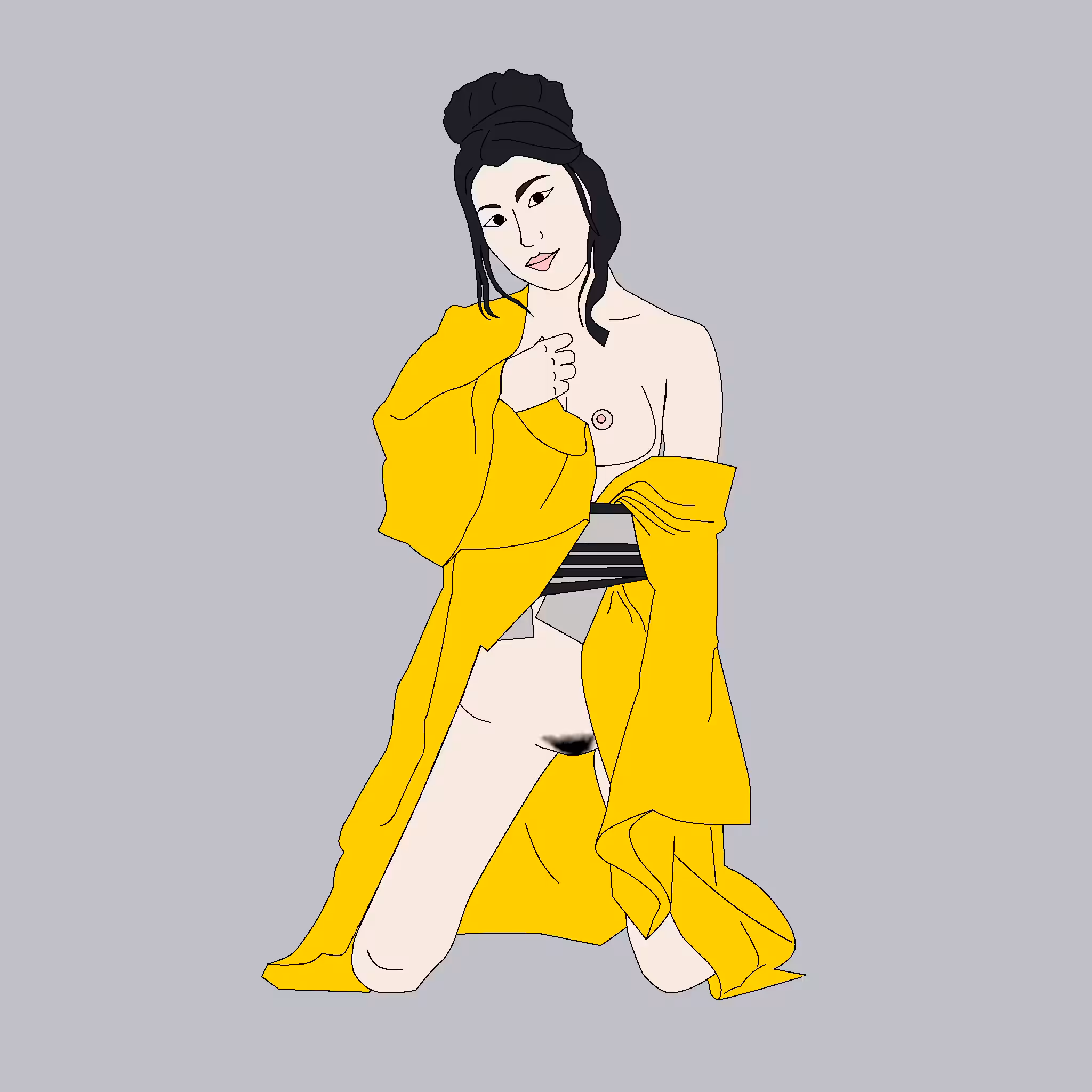Woman in a Kimono 7 of 51