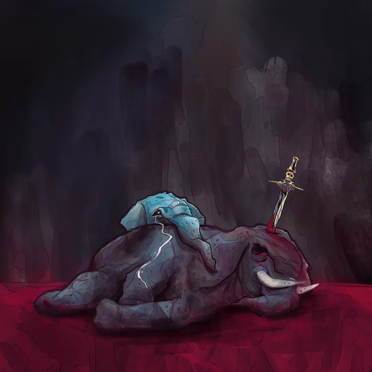 Death of 2 elephants