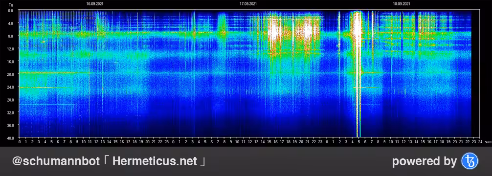 Schumann Resonance Diagram 「 Hermeticus.net 」#000