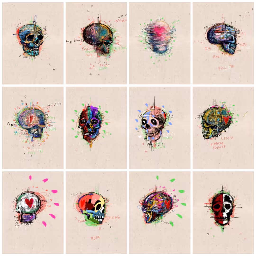 Boneyard Poetry Grid
