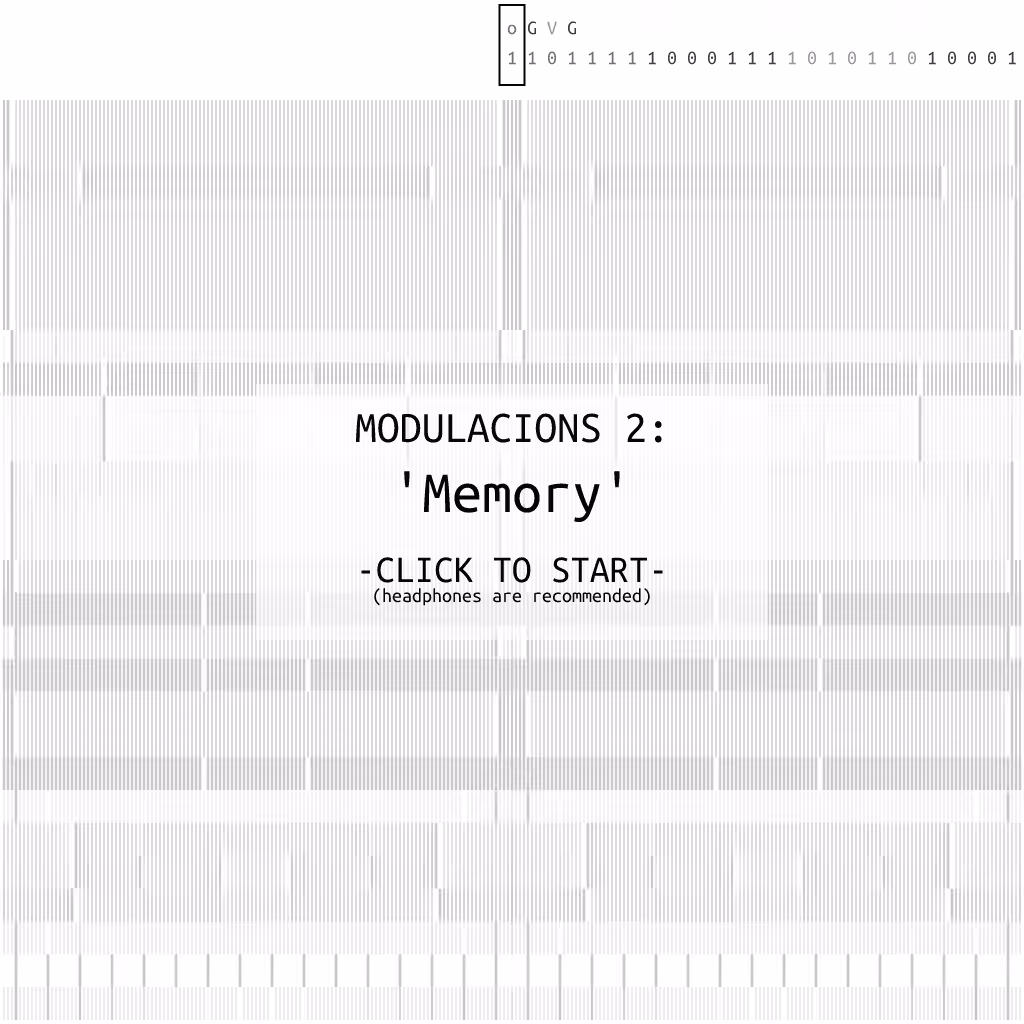 Modulacions 2: 'Memory' (audio) #36
