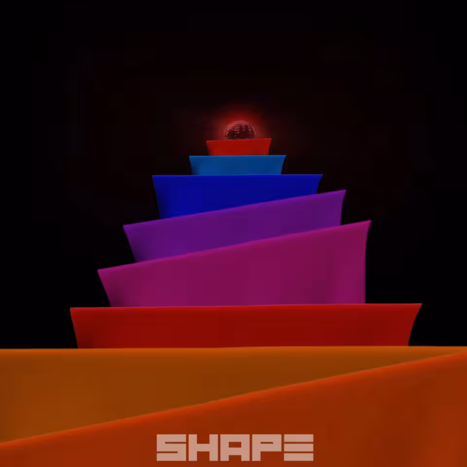 #100 different shapes: #046 - Cake Climb
