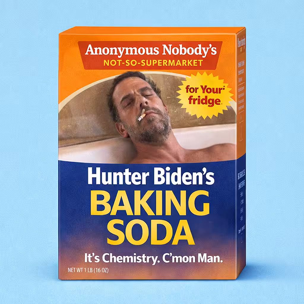 Anonymous Nobody’s Not-So-Supermarket: Hunter Biden’s Baking Soda