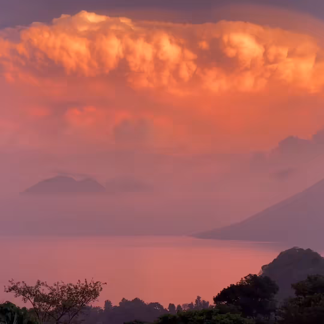 MOMENT #3 - Thunderclouds in the distance.