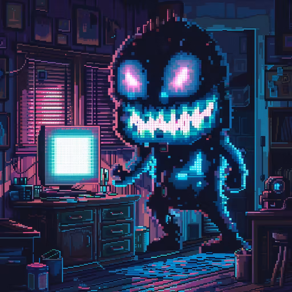 Neon Lamp Monsters on Base #5