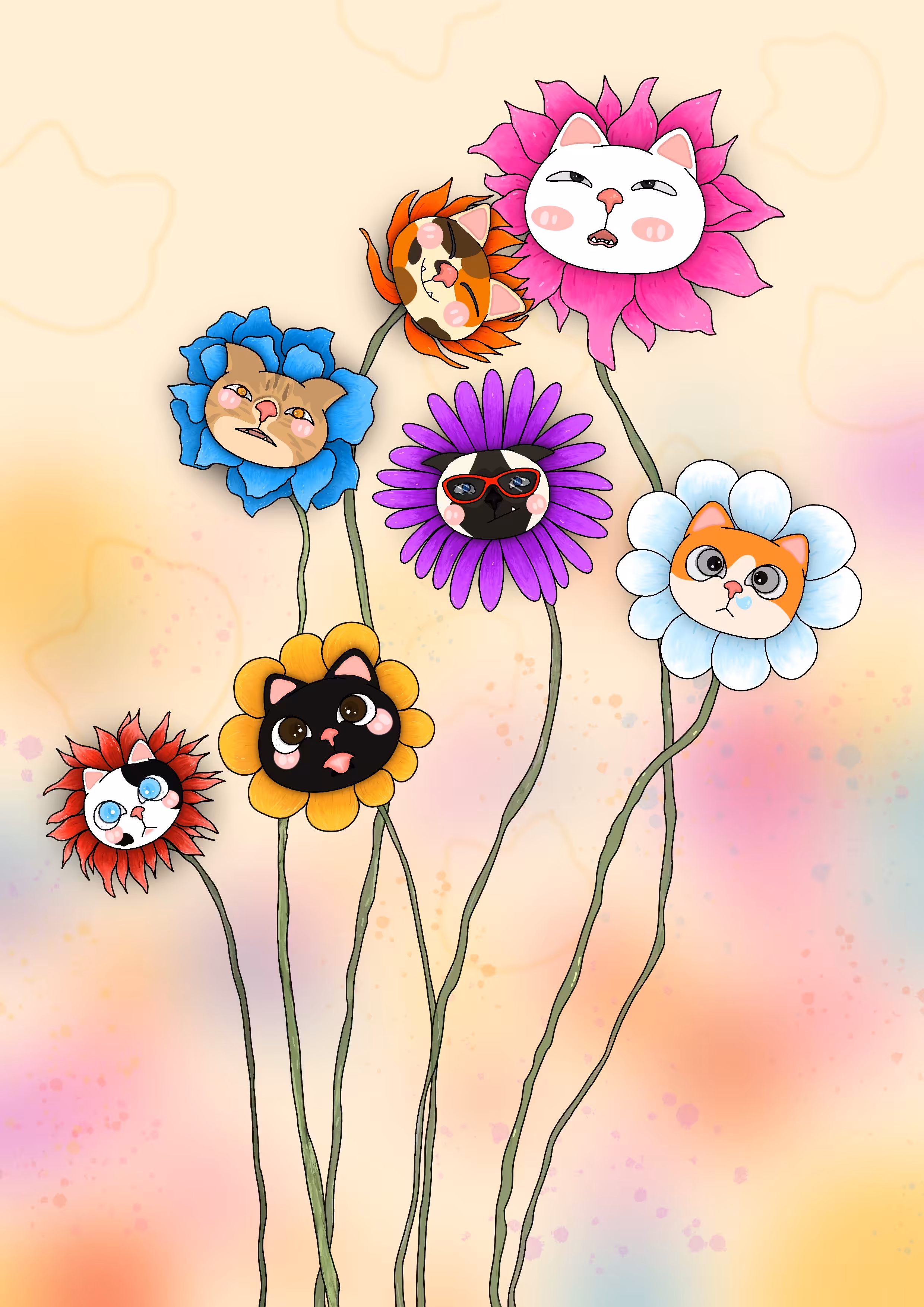 Flower Cat